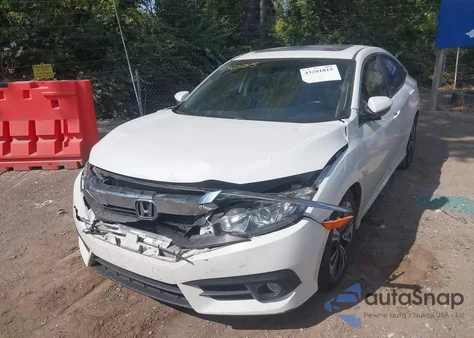 2018 Honda Civic Ex-L from USA, damaged, VIN JHMFC1F71JX031454